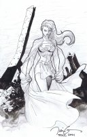 Jim Lee Supergirl Comic Art